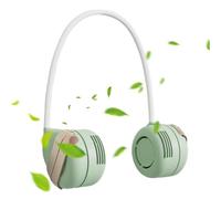 Ventilateur de cou portable rechargeable | Rechargeable sans pales 3 vitesses réglables Refroidissement rapide - Petit ventilateur de voyage, pour intérieur et extérieur, camping, sport, randonnée