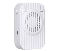 Ventilateur de cou portable ultra silencieux sans feuille rechargeable avec 3 vitesses de vent réglables, longue durée de vie de la batterie, multifonction, fonctionnement silencieux pour la maison