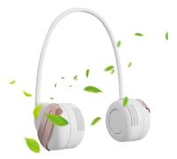 Ventilateur de cou rechargeable - Refroidissement rapide réglable et puissant - 3 vitesses - Ventilateur personnel par temps chaud - Pour camping, sport, randonnée, voyage, déplacement à la maison