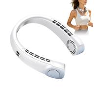 Ventilateur de cou sans pale portable Rechargeable avec affichage LED et 5