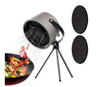 Ventilateur de cuisine pour cuisson Silencieuse Compacte Haute Succion | Extracteur d'Air de Cuisine pour Intérieur Extérieur Dormoir Salon Camping-car BBQ Gril Maison Intérieur Extéri