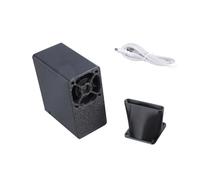 Ventilateur de cuisson en plein air pour barbecue - Soufflet à manivelle - Outil de camping - Ventilateur de cuisine portable pour barbecue - Ventilateur d'air rechargeable