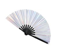 Ventilateur de danse - Éventail portable réfléchissant pour danser