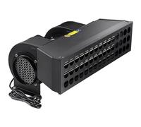 Ventilateur de dépoussiérage statique, souffleur d'air ionisant, ioniseur antistatique, avec aiguille ionique en acier inoxydable, sortie d'air 55 × 15 cm, vitesse du vent maximale 12 m/s