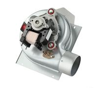 Ventilateur de four mural 35 W pour souffleur d'escargots - Moteur chauffant en aluminium à couple élevé - Pièce de rechange argentée