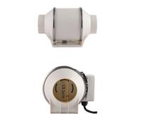 Ventilateur de gaine d'évacuation, Débit d'air élevé 540m³/h, Faible bruit 38dB, HF-200