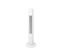 Ventilateur de la Tour Silencieuse Minuterie Oscillant 3 Vitesses 78cm,, TVL 3770, 35, Blanc