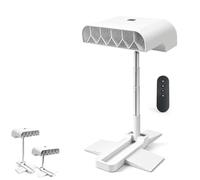 Ventilateur de lit sous les draps, circulateur d'air for matelas avec télécommande portable, ventilateurs de lit for refroidir et dormir sous les draps, système de refroidissementdelit avec5vitesses