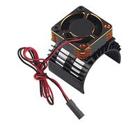 Ventilateur de moteur en métal de 30 mm, ventilateur de dissipation thermique du moteur à vitesse de 28 000 tr/min, en aluminium et Pla, compatible avec les moteurs F540 550 3650 (Gold)