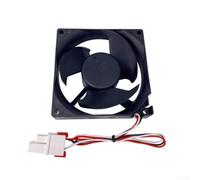 Ventilateur de moteur silencieux DC 12 V 92 mm pour stockage au froid | Pièce de rechange pour réfrigérateur, design compact, moteur silencieux, ajustement standard, facile à remplacer