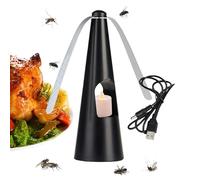 Ventilateur de Mouche - Fan à Mouche 0.6W Power | USB avec Bougie électronique | Flly Spinner pour la Maison, Le Restaurant et Les milieux de Pique-Nique