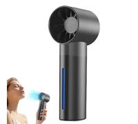 Ventilateur de nébulisation d'eau à main, ventilateur à main personnel - Dispositif de refroidissement avec affichage numérique et réservoir d'eau de 35 ml pour les trajets résidentiels