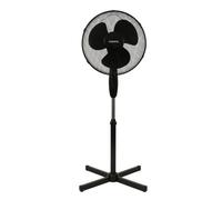 Ventilateur de pied - OCEANIC - 45 W - Ø 41 cm - 3 vitesses - Oscillant - Inclinable - Noir