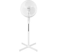 Oceanic Ventilateur sur pied 45 W 41 cm oscillant 3 vitesses inclinable Blanc