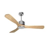 Ventilateur de plafond ø132 cm avec Wifi Réversible Hypersilence Paros D132 C02 69775 argent