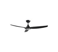Fanelite - Ventilateur de plafond 132 cm noir FANDC52LN-BK - Moteur DC 18W - LED 20W dimmable 3 couleurs - 3 pales - Télécommande - Silencieux NOIR