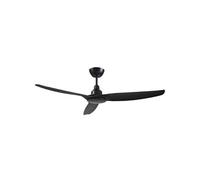 Fanelite - Ventilateur de plafond 132 cm noir FANDC52N-BK - Moteur DC 18W - 3 pales - Télécommande - Silencieux NOIR