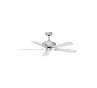 Fanelite - Ventilateur de plafond 152 cm ALIZE - Moteur DC 38W - Télécommande - Wifi - Contrôles vocaux - 5 pales - Très silencieux BLANC