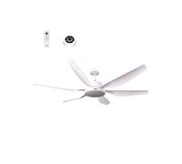 - Ventilateur de plafond 168 cm blanc RANGIROA - Moteur DC 55W - LED 22W dimmable 3 couleurs - Très silencieux + PURIFICATEUR D'AIR INCLUS