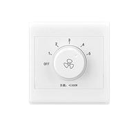 Ventilateur de plafond 220 V 86 - Interrupteur de contrôle de vitesse - Bouton mural - Interrupteur variateur à cinq vitesses