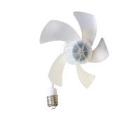 Ventilateur de plafond à 3 vitesses de vent, plafonnier LED pour garage, avec 5 modèles de pales, texture en plastique pour usage intérieur, ventilateur de refroidissement portable pour chambre à