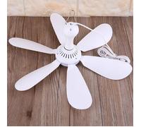 Ventilateur de plafond à 6 feuilles, USB 62, pour activités de plein air, pique-nique, camping, barbecue