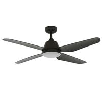 Ventilateur de plafond Aria Noir 122 cm avec LED Noir