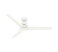 Ventilateur de plafond Athens Blanc avec télécommande Hunter Fans