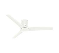 Ventilateur de plafond Athens LP Blanc avec télécommande Hunter Fans