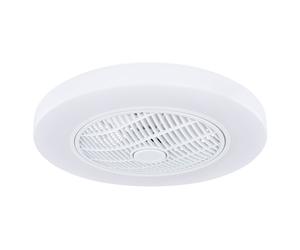 Ventilateur de plafond avec éclairage et télécommande, plafonnier silencieux avec ventilateur, gradable, minuterie veilleuse CCT, 40 watts LED 3000lm 2700-6500K, 58 cm, salon