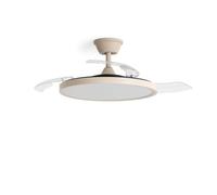 Ventilateur de Plafond avec Éclairage Silencieux DC Pales rétractables Kleo