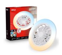 Ventilateur de plafond avec éclairage télécommande ventilateur avec lumière d...