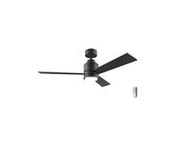 Ventilateur de plafond avec Energysilence Aero 4850 Style Black. 30 W, diamètre 48 avec 3 lames, télécommande, moteur DC, 6 vitesses, mode