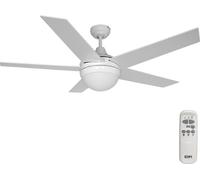 Ventilateur de plafond avec lampe EDM 33988 Adriatico Blanc 60 W