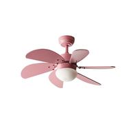Ventilateur de plafond avec lampe LOGAR Avec télécommande Rose
