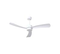 Ventilateur de plafond avec lampe PRASLIN Blanc