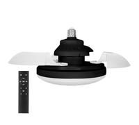 Ventilateur de plafond avec léger - ventilateur de plafonnier avec des feuilles rétractables chambre - Système de refroidissement domestique Étude de chambre à coucher multifonctionnelle nausée