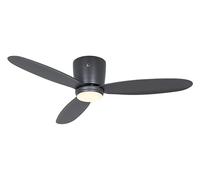 Ventilateur de plafond avec lumière CasaFan 311284 Eco PLANO II 112 cm gris basalte + kit de lumière EP-LED BG