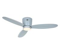 Ventilateur de plafond avec lumière CasaFan 311285 Eco PLANO II 112 cm gris clair + kit de lumière EP-LED LG