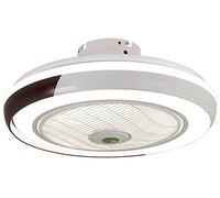 Ventilateur De Plafond Avec Lumière Créatif Invisible Avec Télécommande Gradable Ultra Silencieux Lustre LED Plafonnier Salon Moderne Chambre Enfant Ventilateur Plafond Plafonnier Lampe