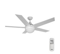 Ventilateur de Plafond avec Lumière EDM 33988 Adriatico Blanc 60 W