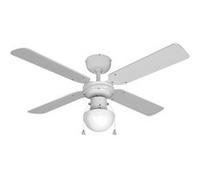 Ventilateur de Plafond avec Lumière EDM Caribe 50 W Blanc Blanc G