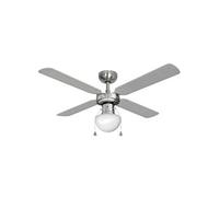 Ventilateur de Plafond avec Lumière EDM Caribe 50 W Chrome