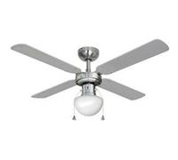 Ventilateur de Plafond avec Lumière EDM Caribe 50 W Chrome G