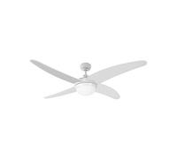 Ventilateur de plafond CASPIO 60W 114cm blanc 2xE27 avec télécommande EDM 33806