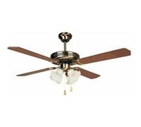 Ventilateur de Plafond avec Lumière Orbegozo Bois 60 W Ø 132 cm G