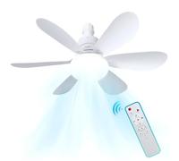 Ventilateur de plafond avec lumières 40W, 3 intensités variables, 3 vitesses, minuterie, ventilateur de plafond télécommandé