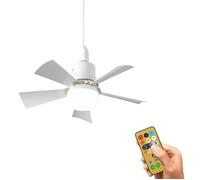 Ventilateur de plafond avec lumières et télécommande - PRUMYA - 30W - 3 vitesses - 3 modes