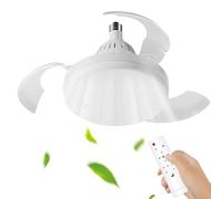 Ventilateur de plafond avec lumières - Ventilateur de plafond silencieux à intensité variable | Design pliable Ventilateur frais pour appartement chambre à coucher Chambre d'étudiant