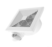 Ventilateur de plafond avec moteur CC sans balais, ventilateur d'évacuation silencieux de 110 CFM pour salle de bain et cuisine, économe en énergie avec fermeture à ressort (20,3 cm-B)